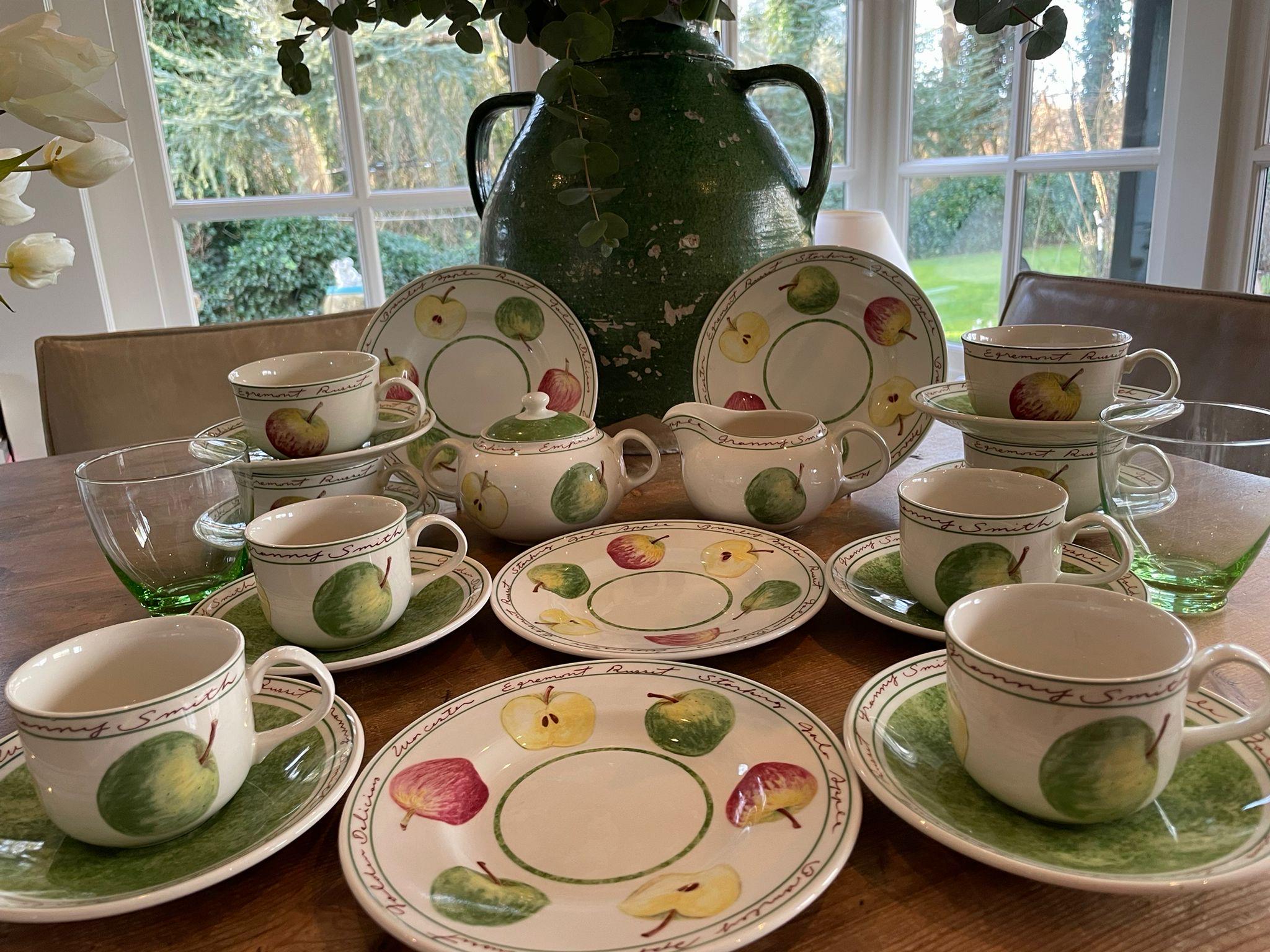 Royal Stafford Apple Tea, Coffee & Pastry Service - Etsy