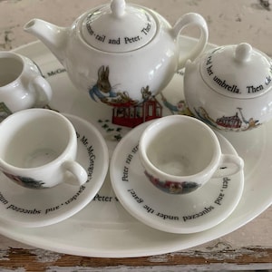Peter rabbit childs tea set - Etsy 日本