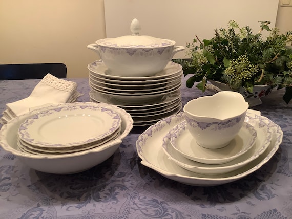 Hutschenreuther Set 6 pièces hiver ROMANTISME Blanc Café-Set Gobelet Assiette Hutschenreuther Set 6 pièces hiver ROMANTISME Blanc Café-Set Gobelet Assiette