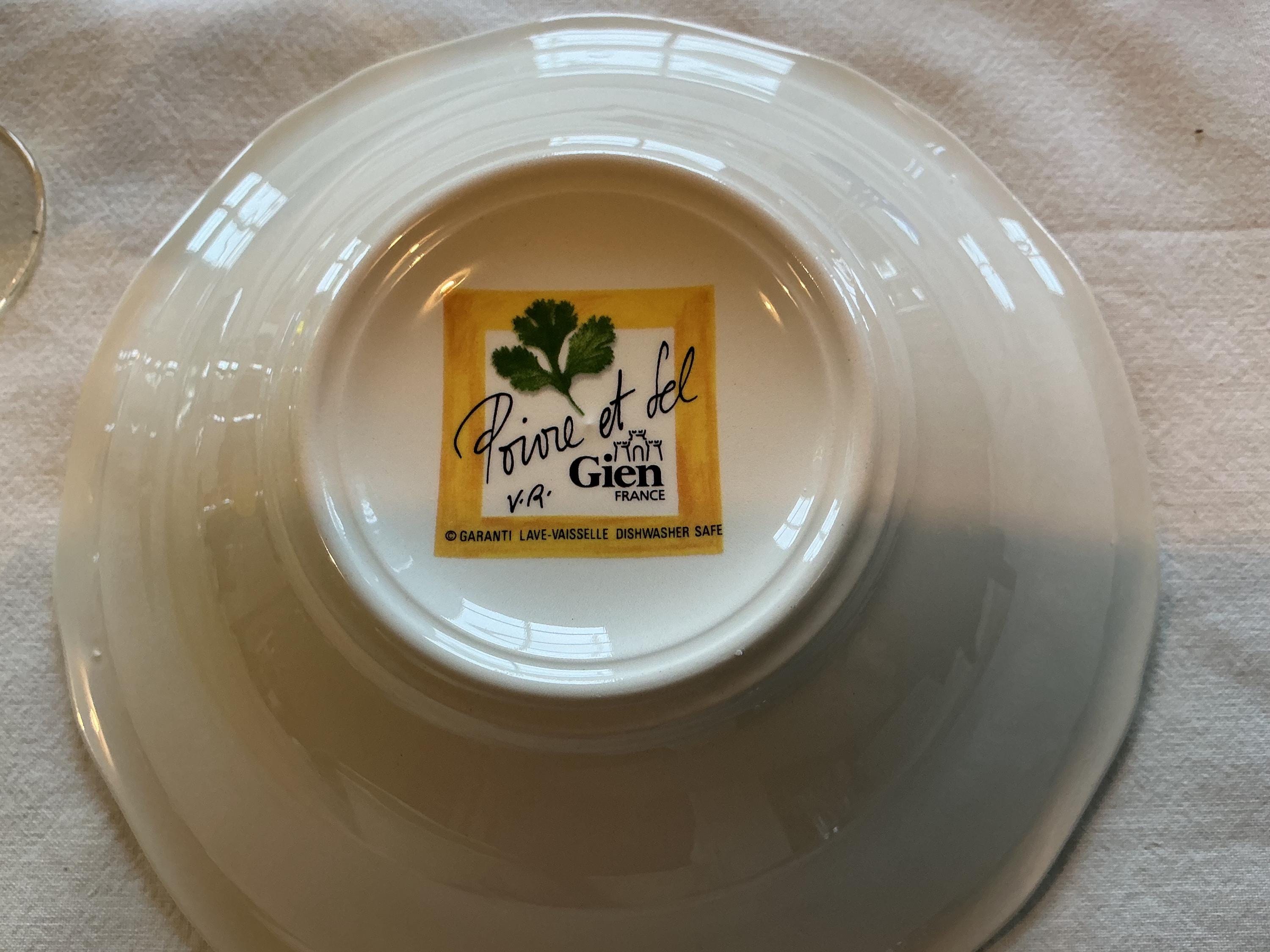 Gien Poivre et Sel プレート2枚セット ジアン Gien Gien Poivre Et Sel Blue 30cm プレート Gien et Poivre