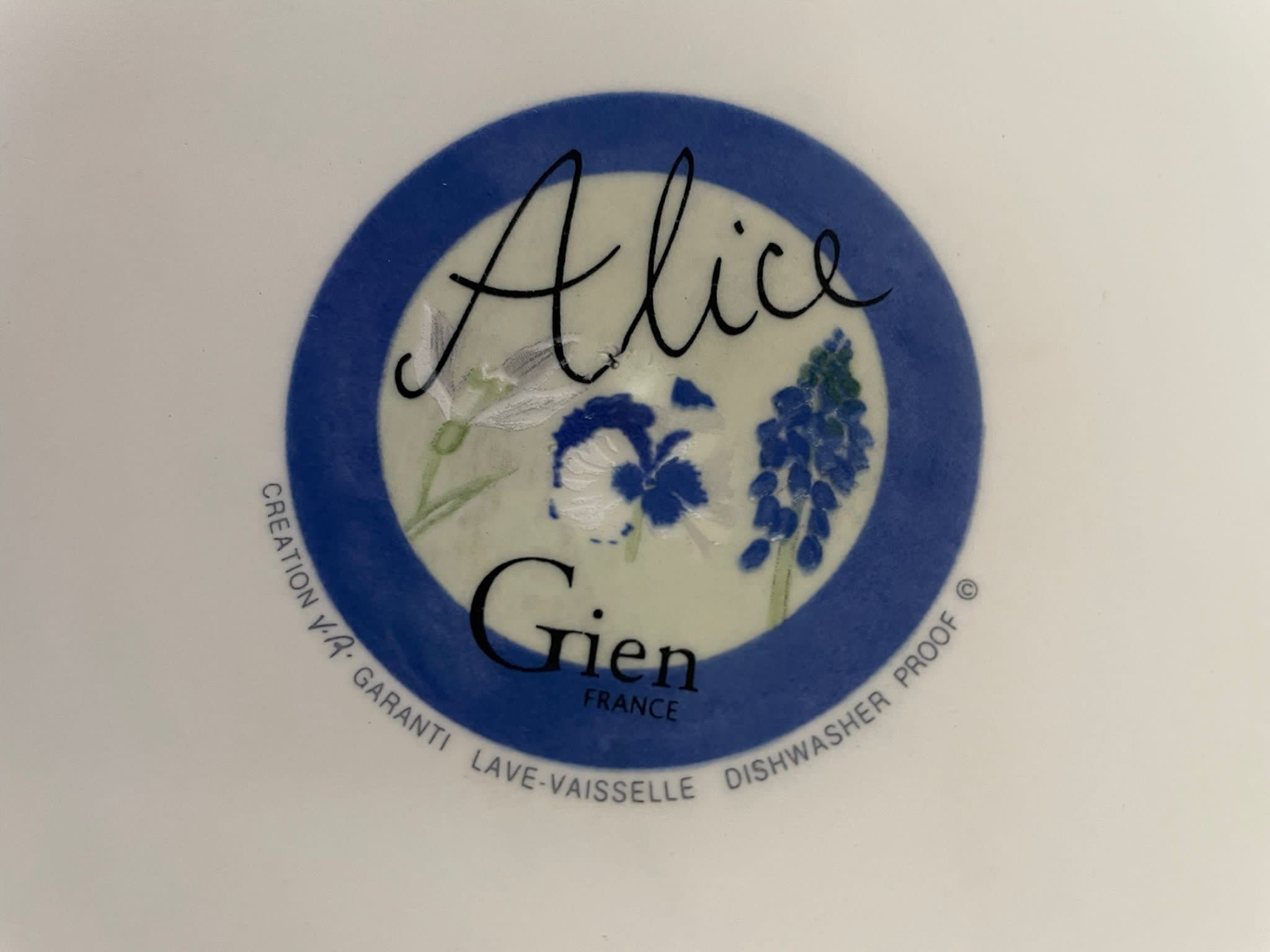 ジアン・フランス アリス ディナープレート、誕生日プレゼント - Etsy 日本