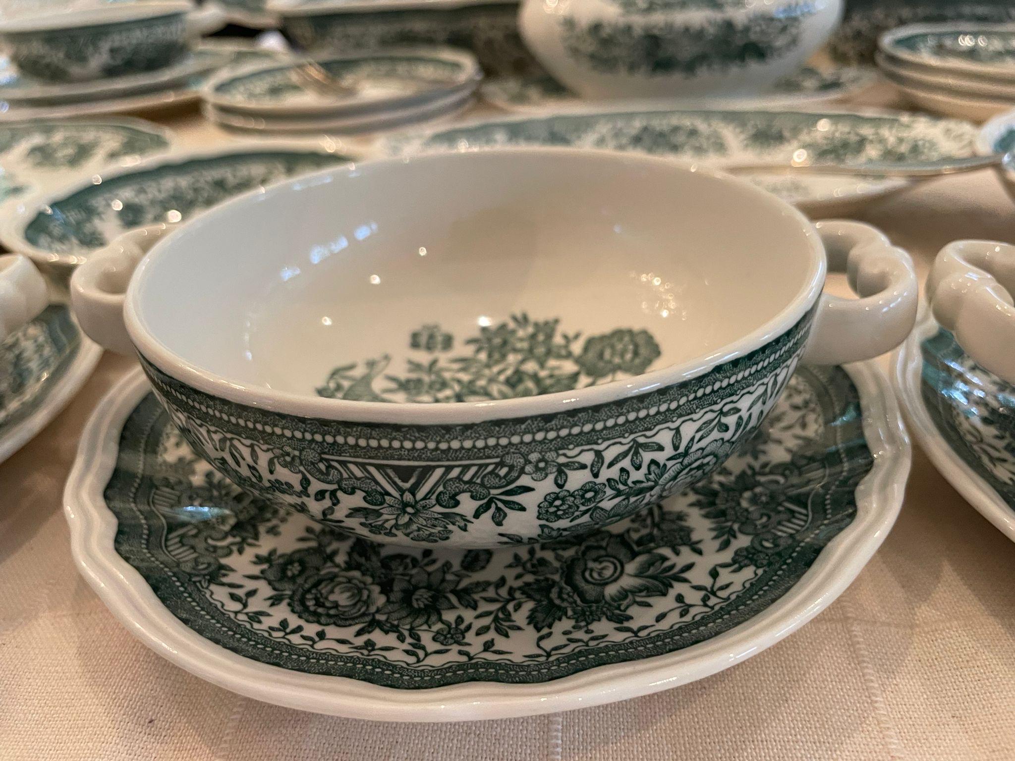 Vintage Villeroy & Boch Fasan Dinner Set, 33 Piece 6 Place Setting