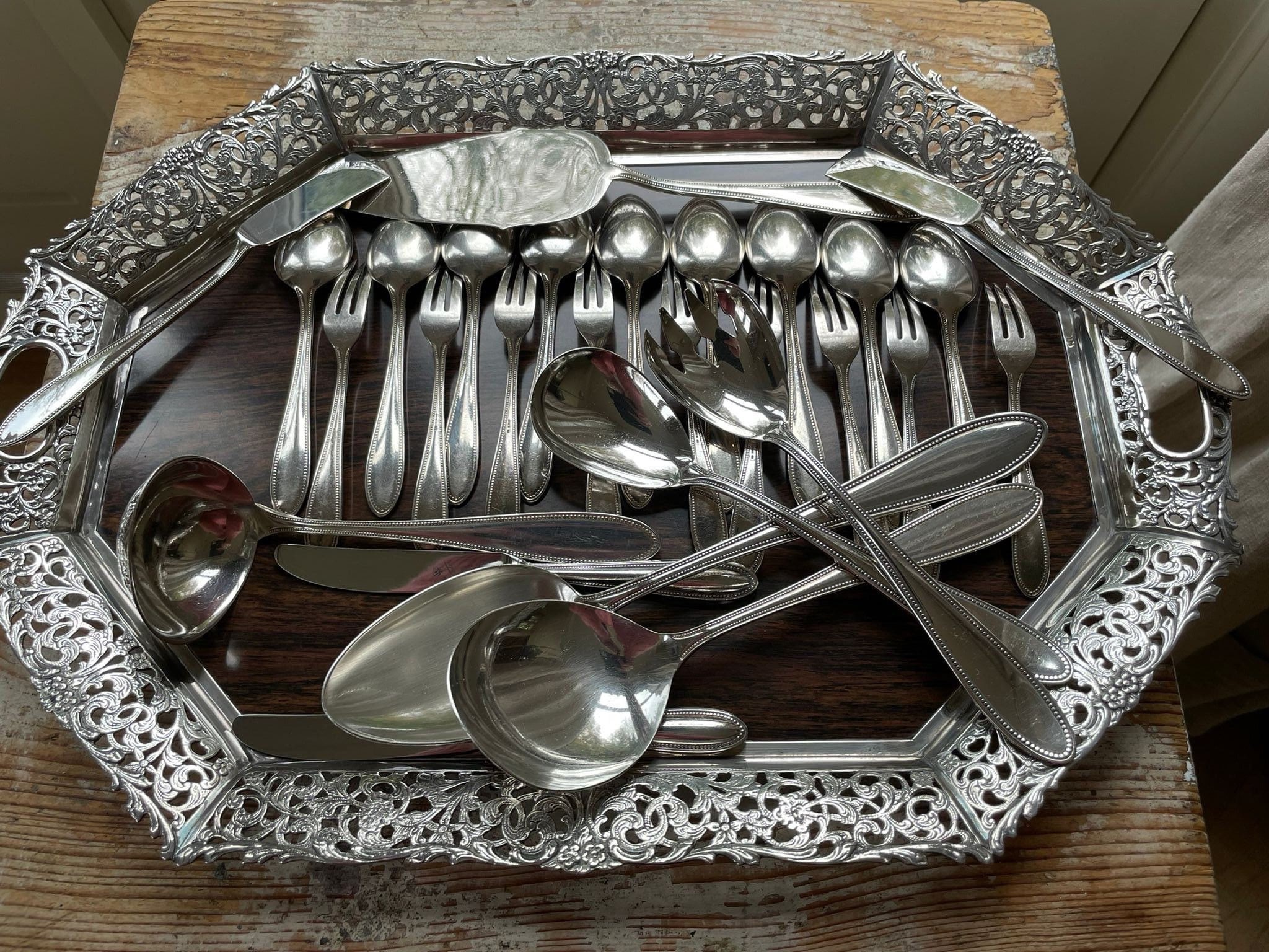 WMF Cutlery Pearl Rim Silver Plated Patent 90, Supplement