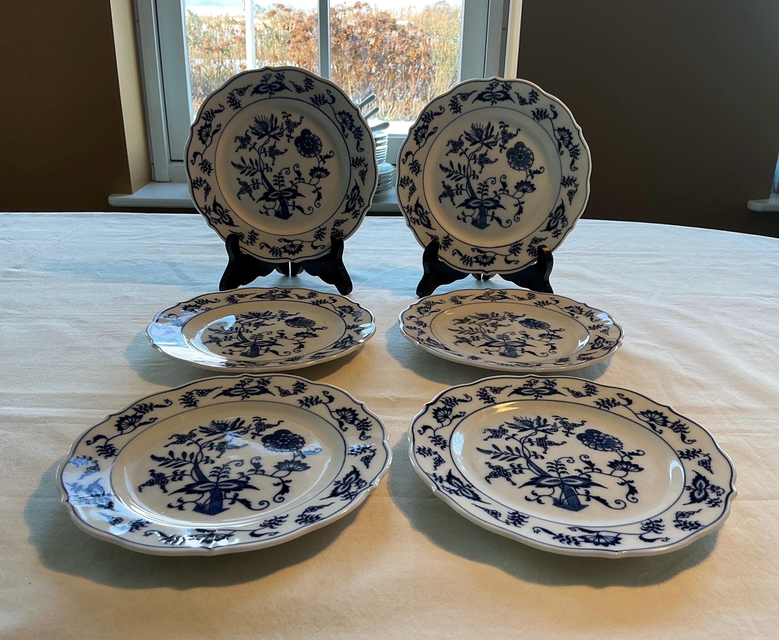 Blue Danube Set of 6 Cake Pastry Plates, Birthday Gift, Gift for