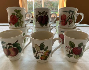 Portmeirion Pomona mugs open stock, gift for her, birthday gift, beker,