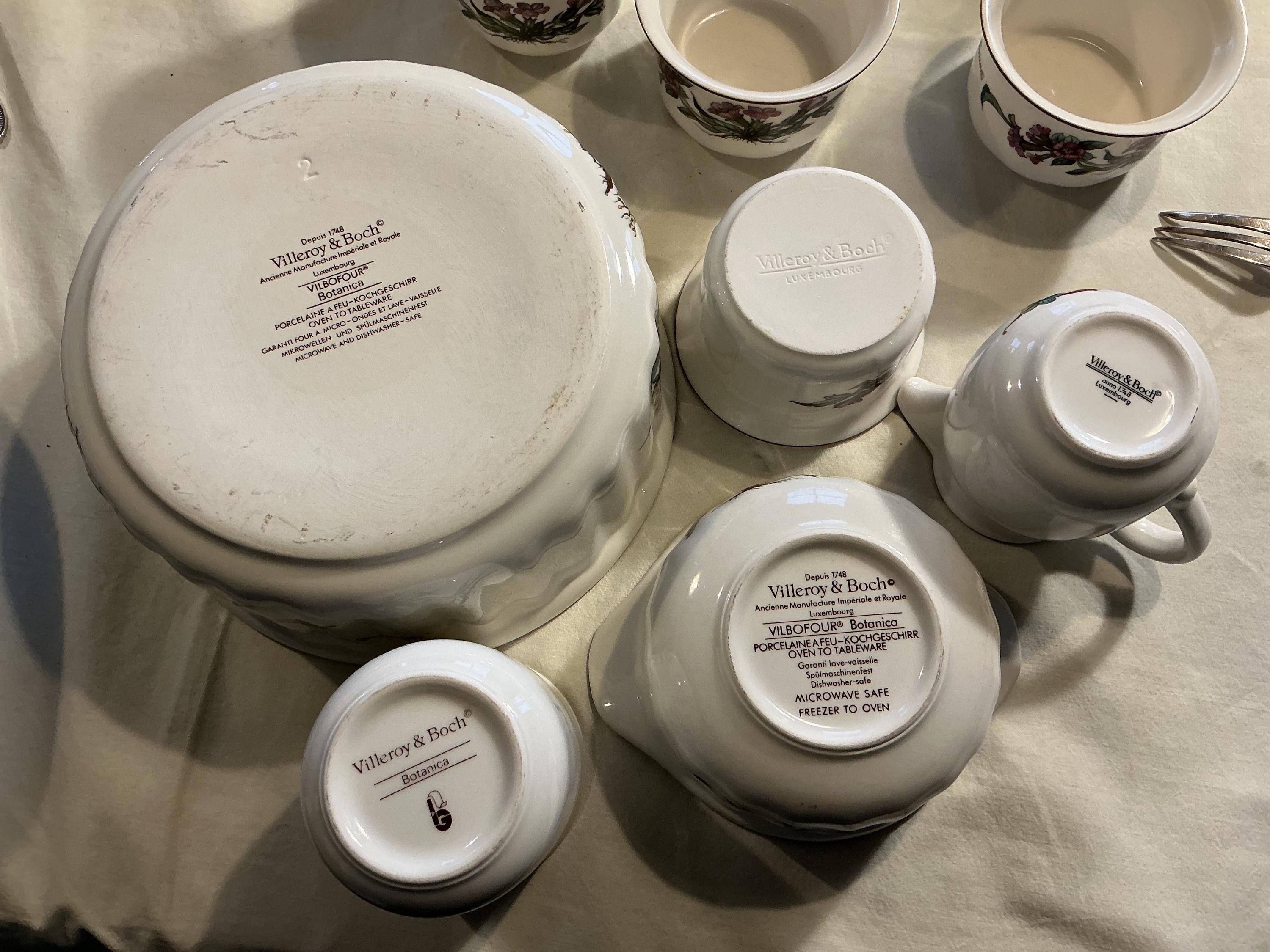 Villeroy & Boch Botanica Open Stock Dinner Items, Gift for Her