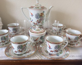 Service à thé chinois en porcelaine, LIVRAISON GRATUITE, cadeau de mariage, cadeau de douche nuptiale