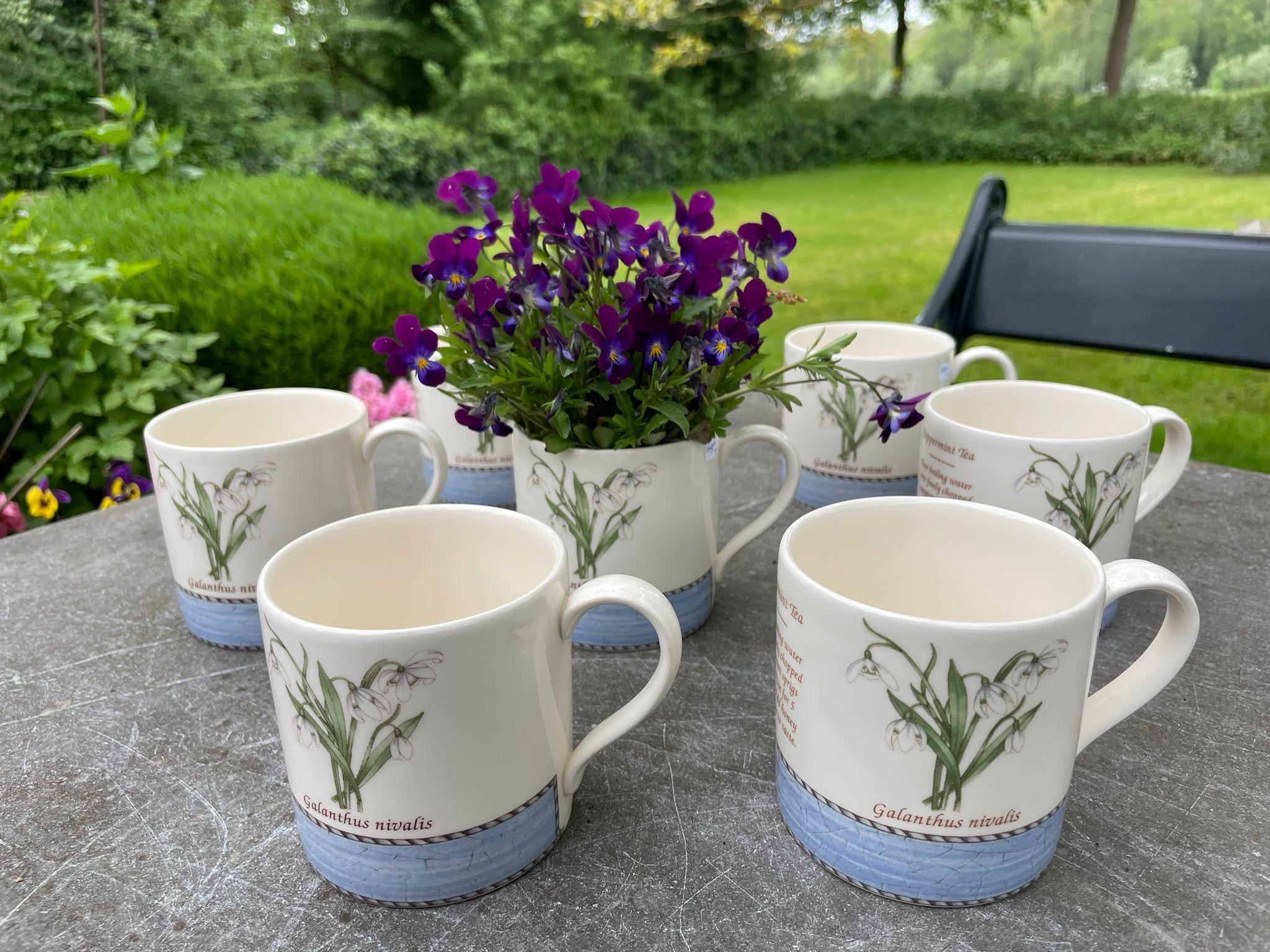  SARAH'S GARDEN 掛時計 Wedgwood Sarah's Garden - Etsy