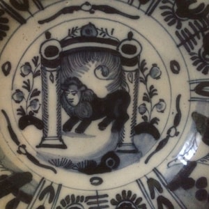 Antique Delft blue plate “de Klaauw”, FREE SHIPPING, collector’s item, gift