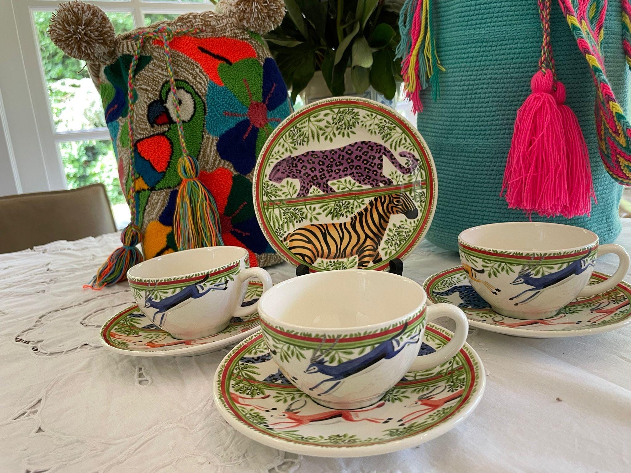 Faïencerie De Gien Zenaba Open Stock Items, French Ceramic, Animal
