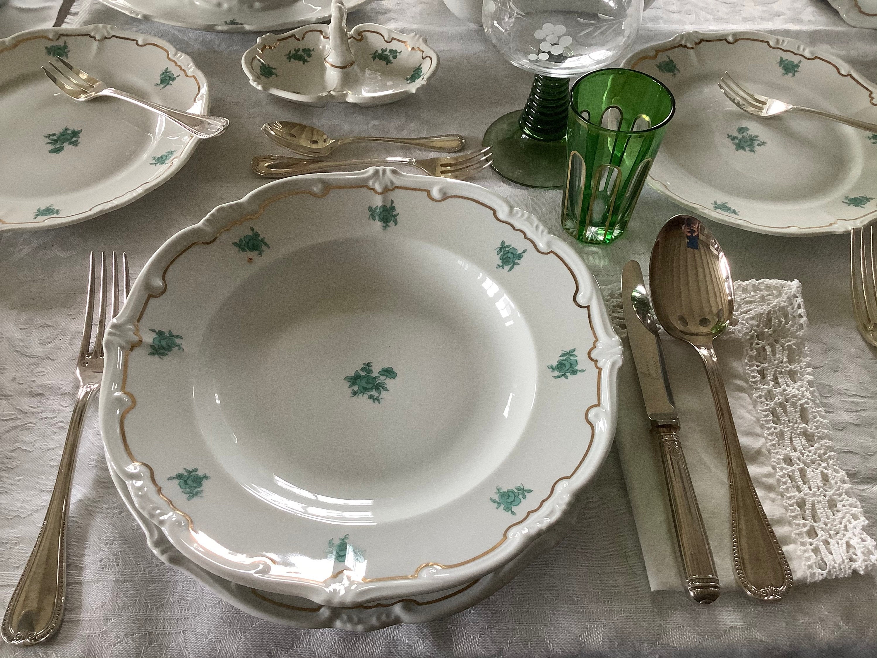 Weimar Porzellan Katharina Speiseservice 44 Stück Etsy Österreich