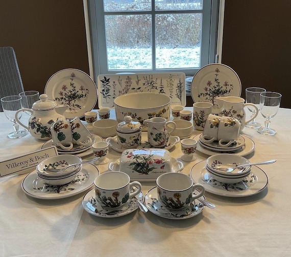 Villeroy & Boch Botanica Tea and Breakfast Service, Wedding Gift, Birthday Gift