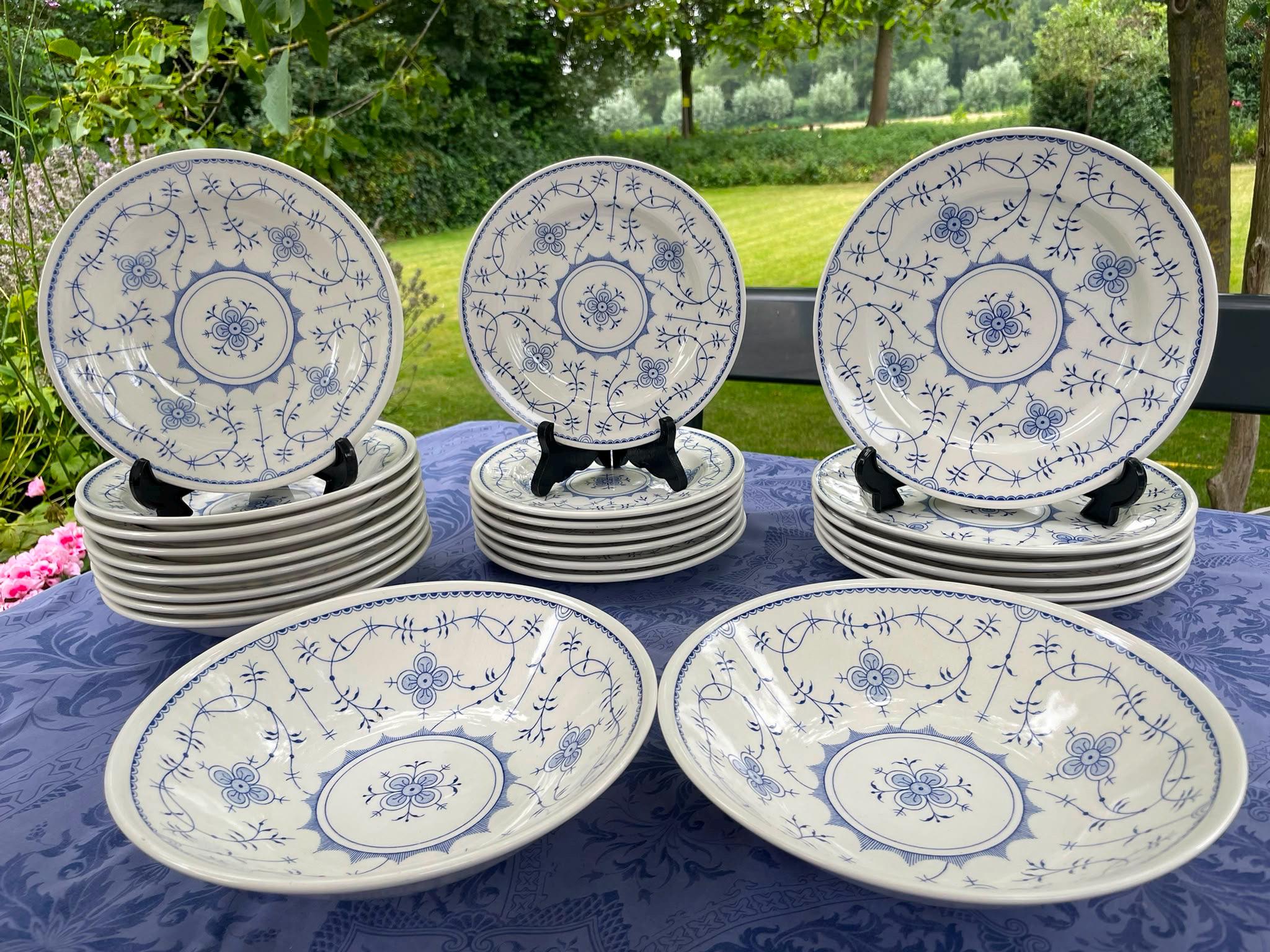 French Blue and White Dinnerware - Etsy