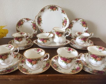 Royal Albert Old Country Roses tea or coffee service FREE SHIPPING wedding gift anniversary gift
