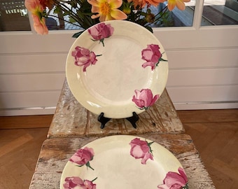 ジアン Gien ローズ プレート 6枚セット デザートプレート ジアン Gien