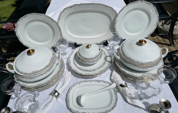 Hutschenreuther Hohenberg Madeleine Dinner Service for 6 Place