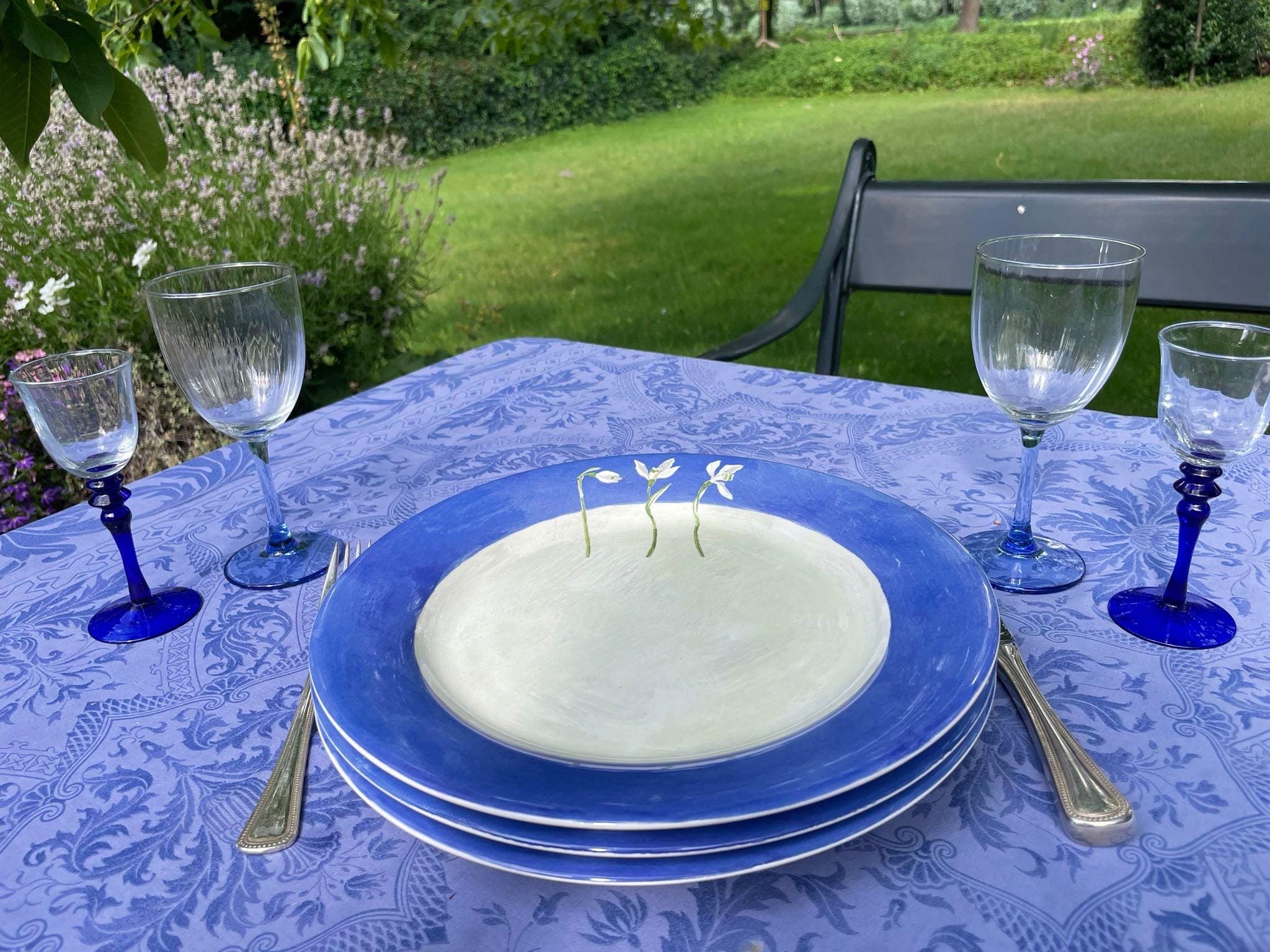 フランスのフェイエンスリー・ド・ジアン、アリスのディナープレート3