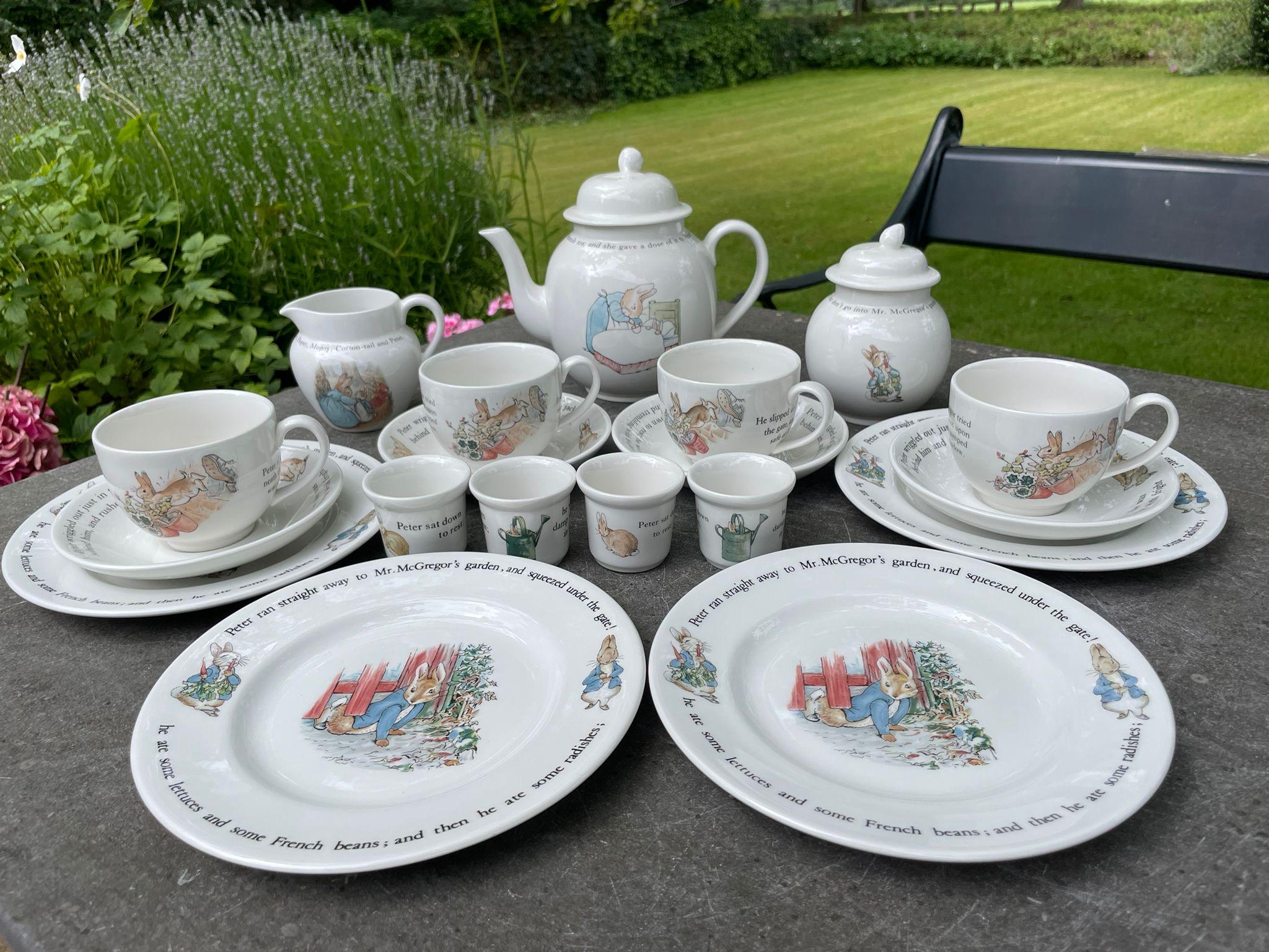 Peter rabbit tea set - Etsy 日本