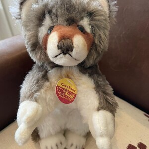 Vintage Steiff Raccoon - Etsy