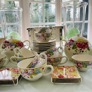 Faïencerie de Gien Millefleurs articles en stock, cadeau d'anniversaire, cadeau pour elle