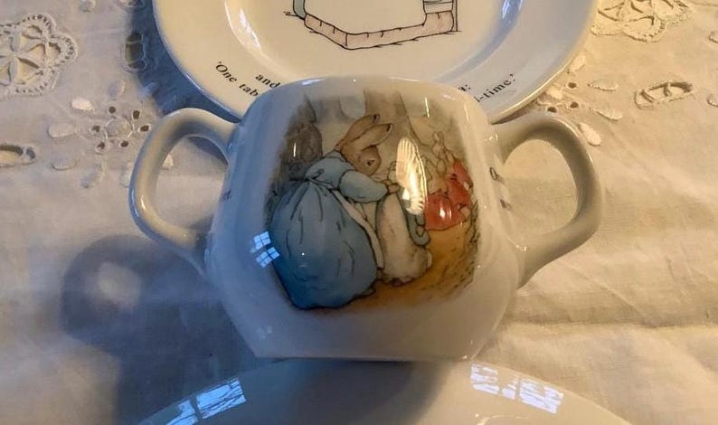 Wedgwood Beatrix Potter, Peter Rabbit Open Stock Items, Collectors ...