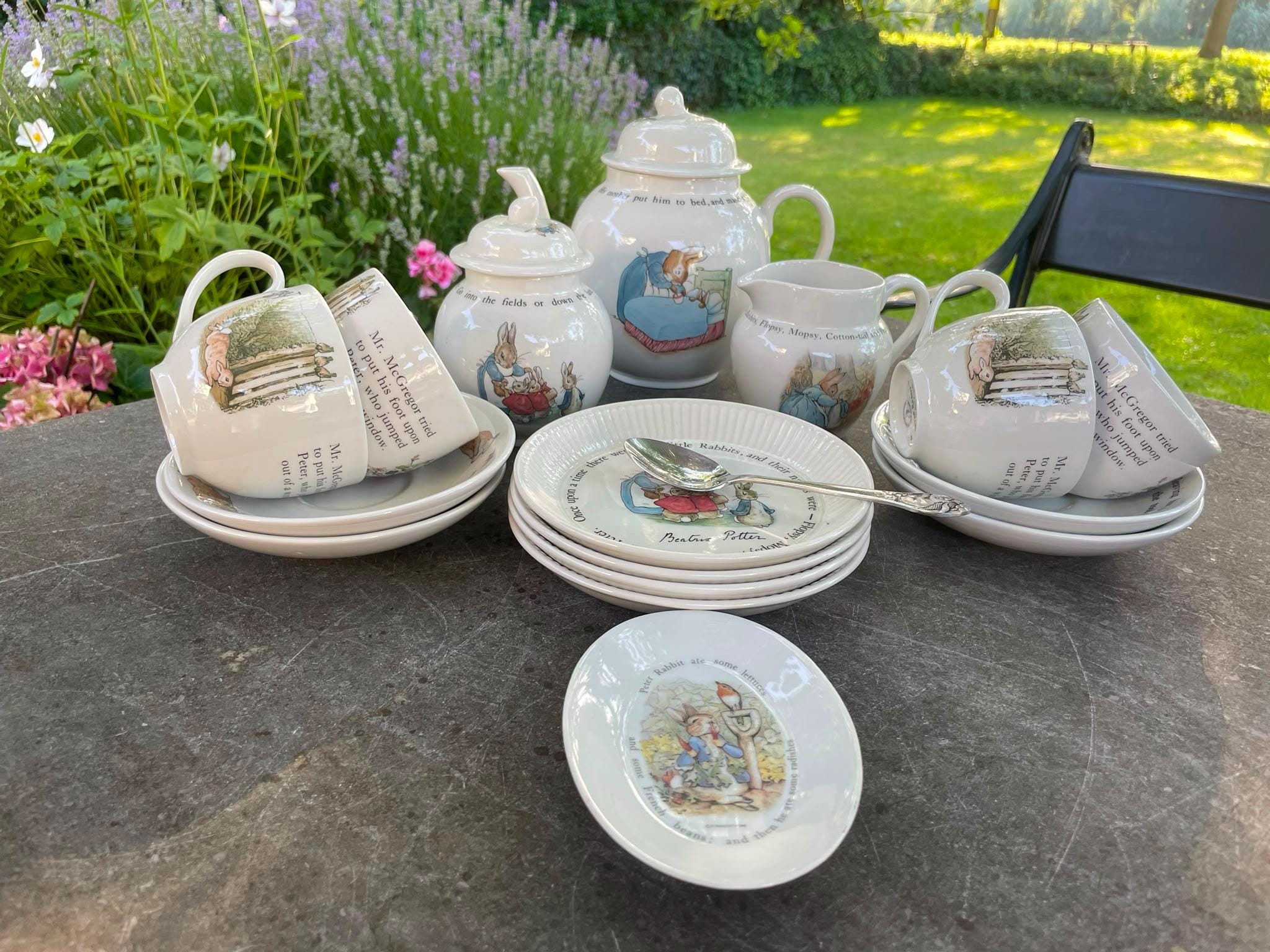 Wedgwood Peter Rabbit Tea Set - Etsy