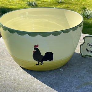 Faïencerie Zeller XXXL kom, schaal, verjaardagscadeau, cadeau voor haar, Pasen