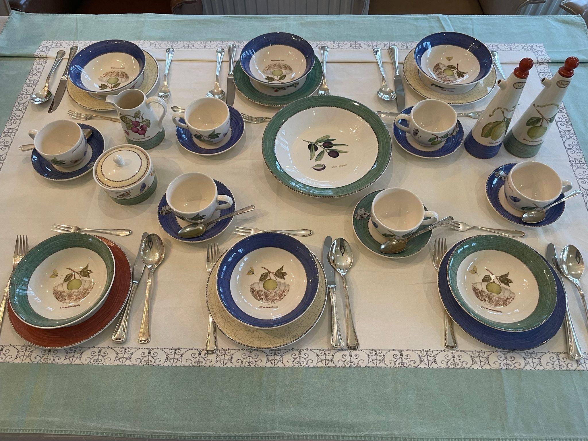 Wedgwood Queensware Dinner Set - Etsy
