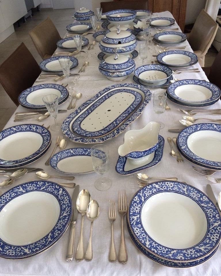 Hawthorn Wedgwood antique dinner service made in England Etsy