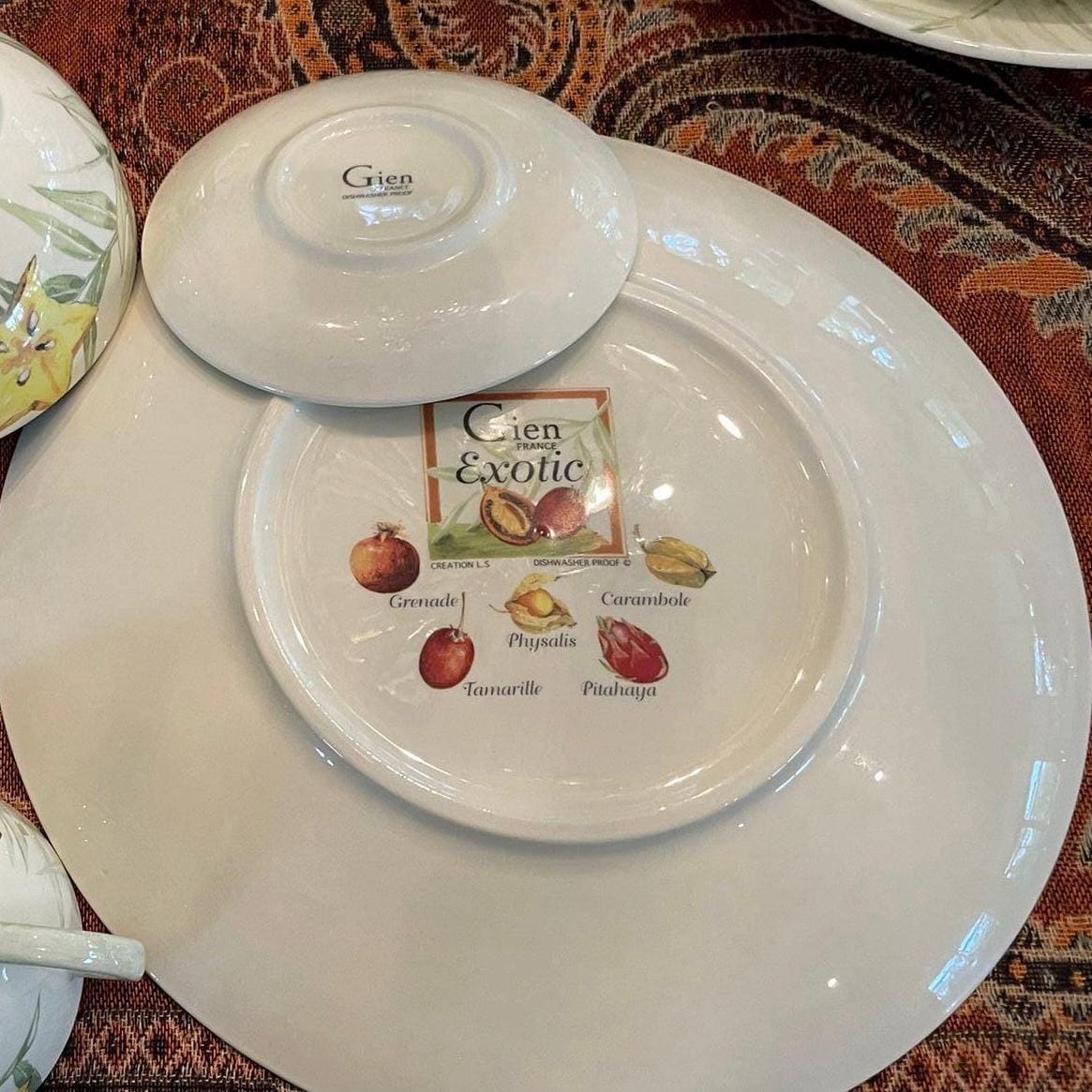 Faïencerie De Gien Exotic, 20 Stuks, Cadeau Voor Haar