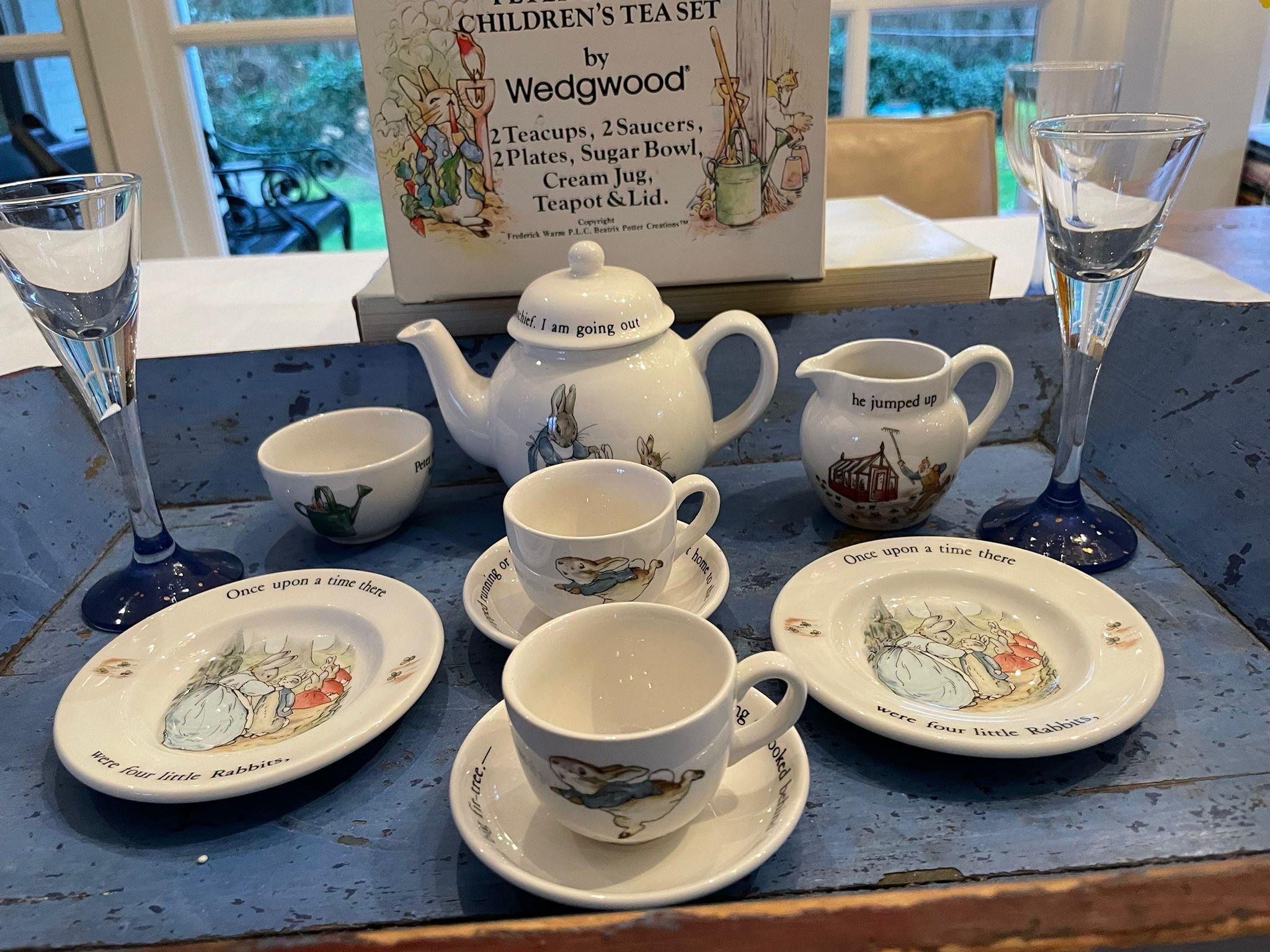 Peter rabbit tea set - Etsy 日本