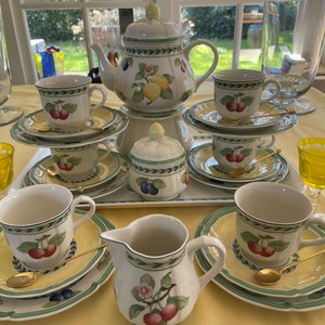 Villeroy & Boch French Garden Fleurence Tea and Pastry Service