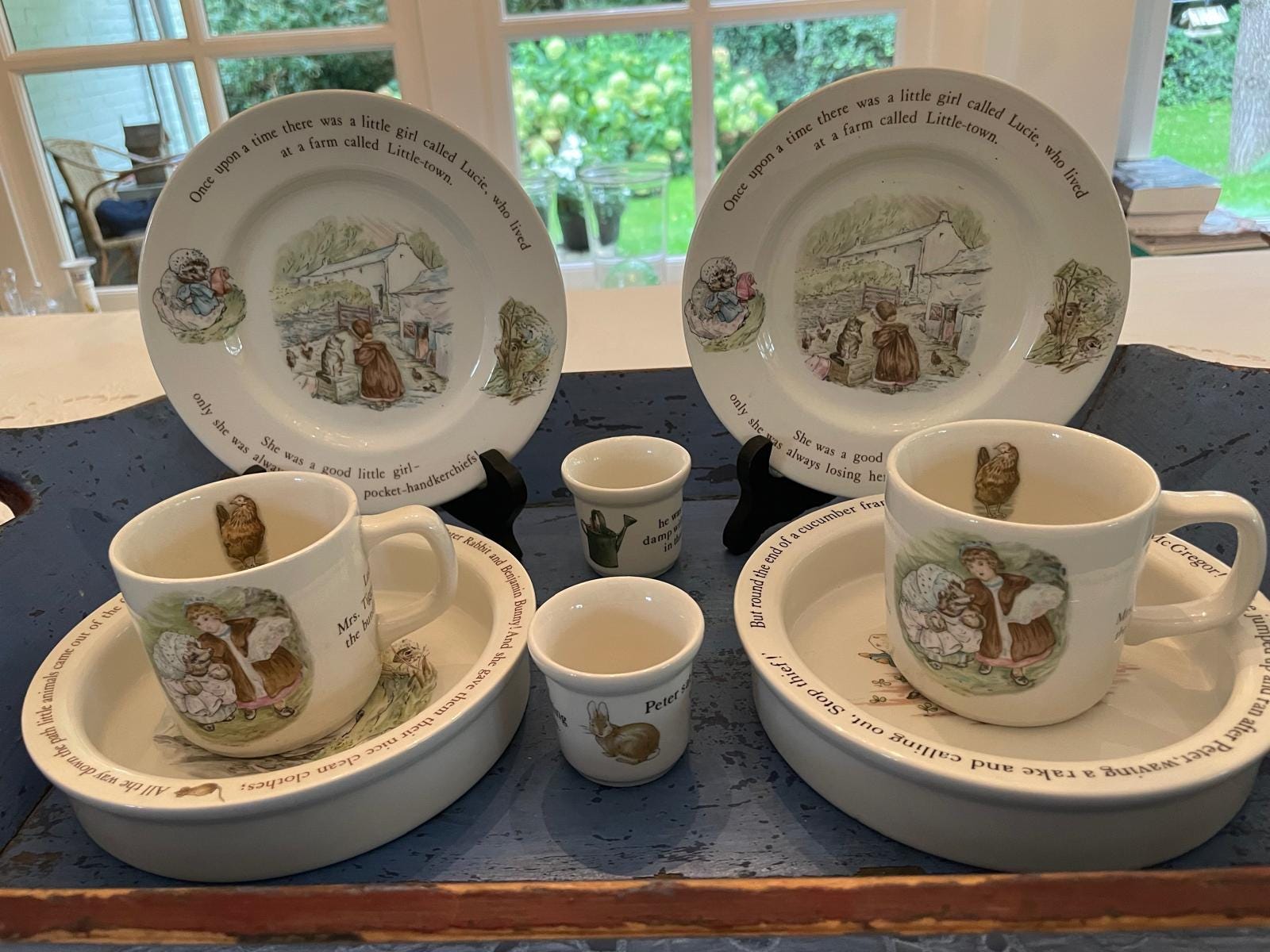 旧刻印・新品未使用 Mrs Tiggy-Winkleセット Mrs Tiggy Winkle Tea Set - Etsy