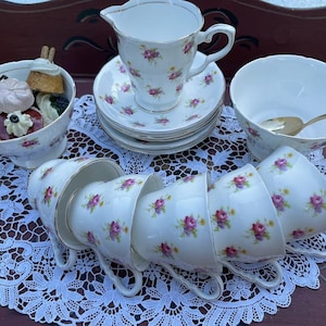 Antique H.F. Wedgwood & Co. LTD Longton tea service, birthday gift, gift for her