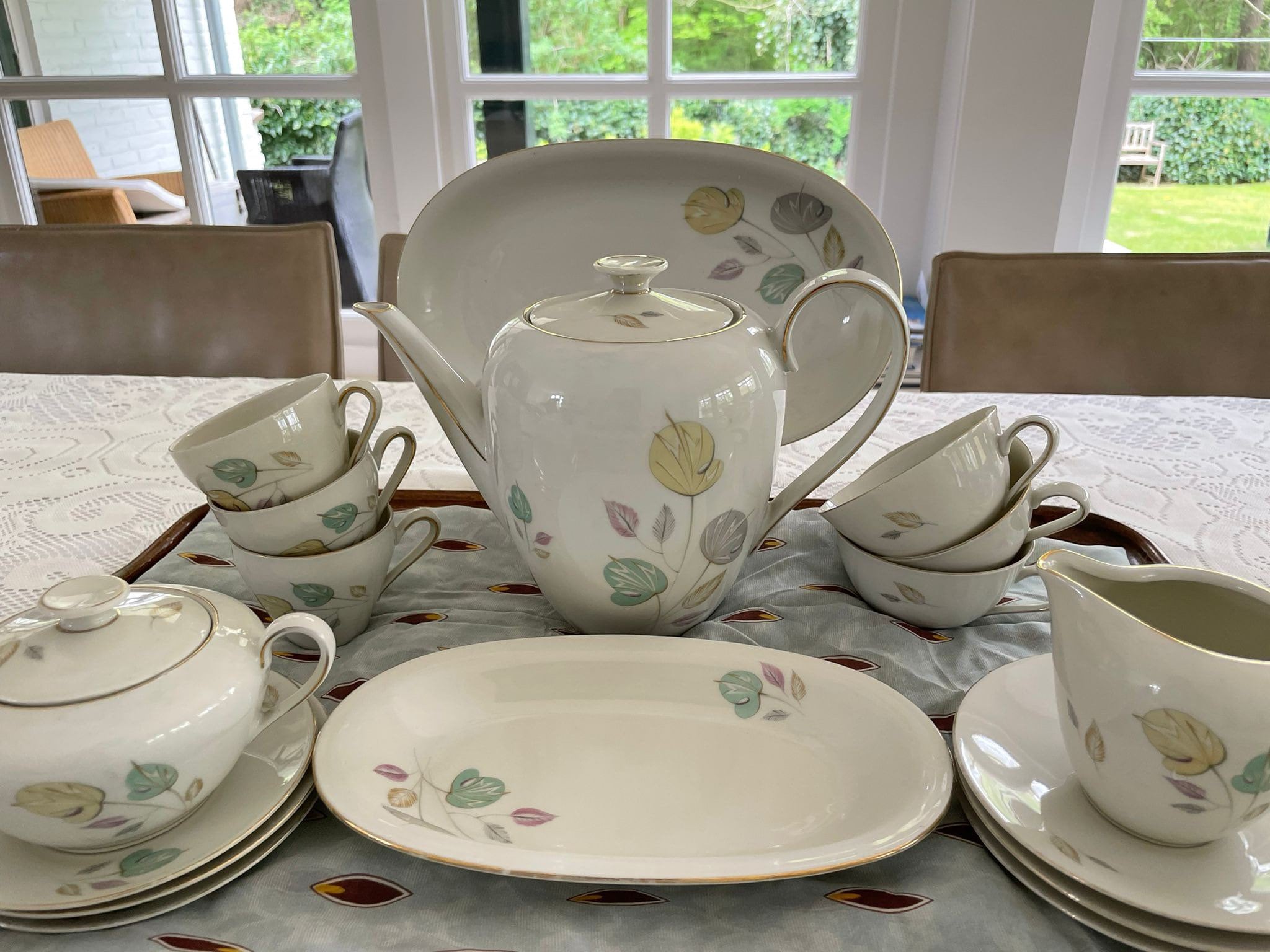 Vintage Bavaria Winterling Marktleuthen, Tea Service, Wedding Gift