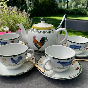 Wood & Sons and Kensington Price potteries tea set, wedding gift, bridal shower gift