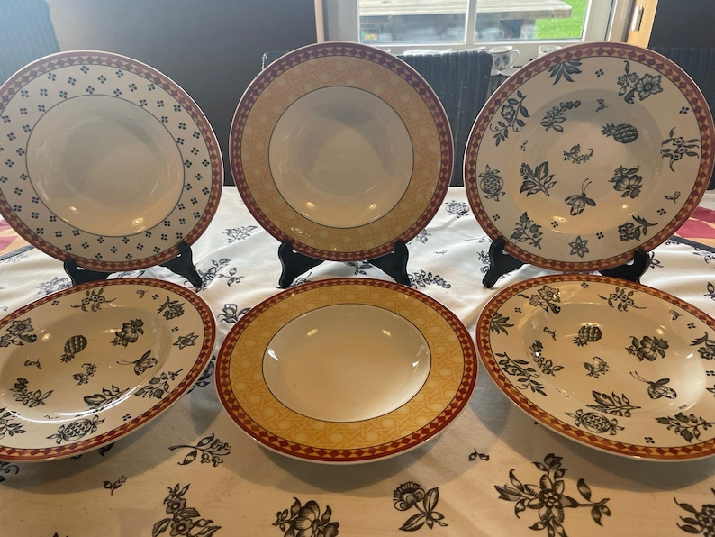 Villeroy & Boch Gallo design Switch Plantation diner servies voor 6 personen, huwelijkscadeau, verjaardagscadeau image 2