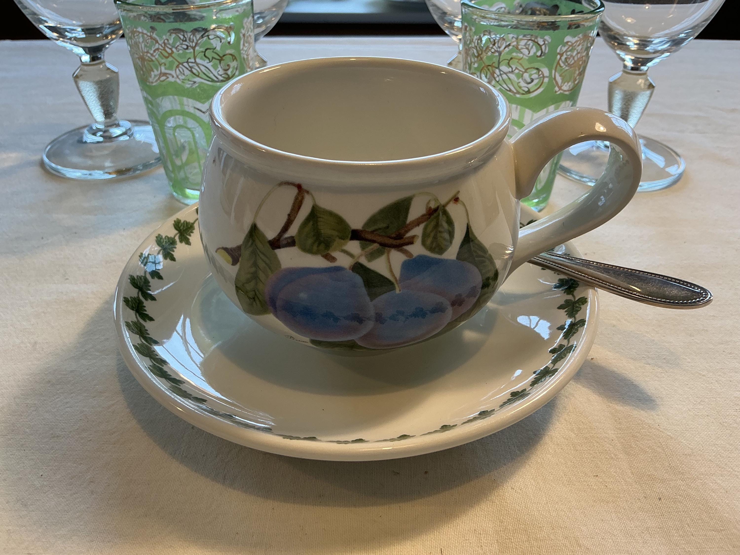 Tazza da tè e piattino e vaso da tè in ceramica co... - Grandado