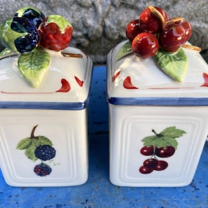 Villeroy & Boch Cottage Charm, zestaw 2 jampotten met deksel, cadeau voor haar, verjaardagscadeau