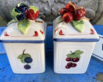 Villeroy & Boch フローラ チャーム キャニスターセット 小さな磁器製