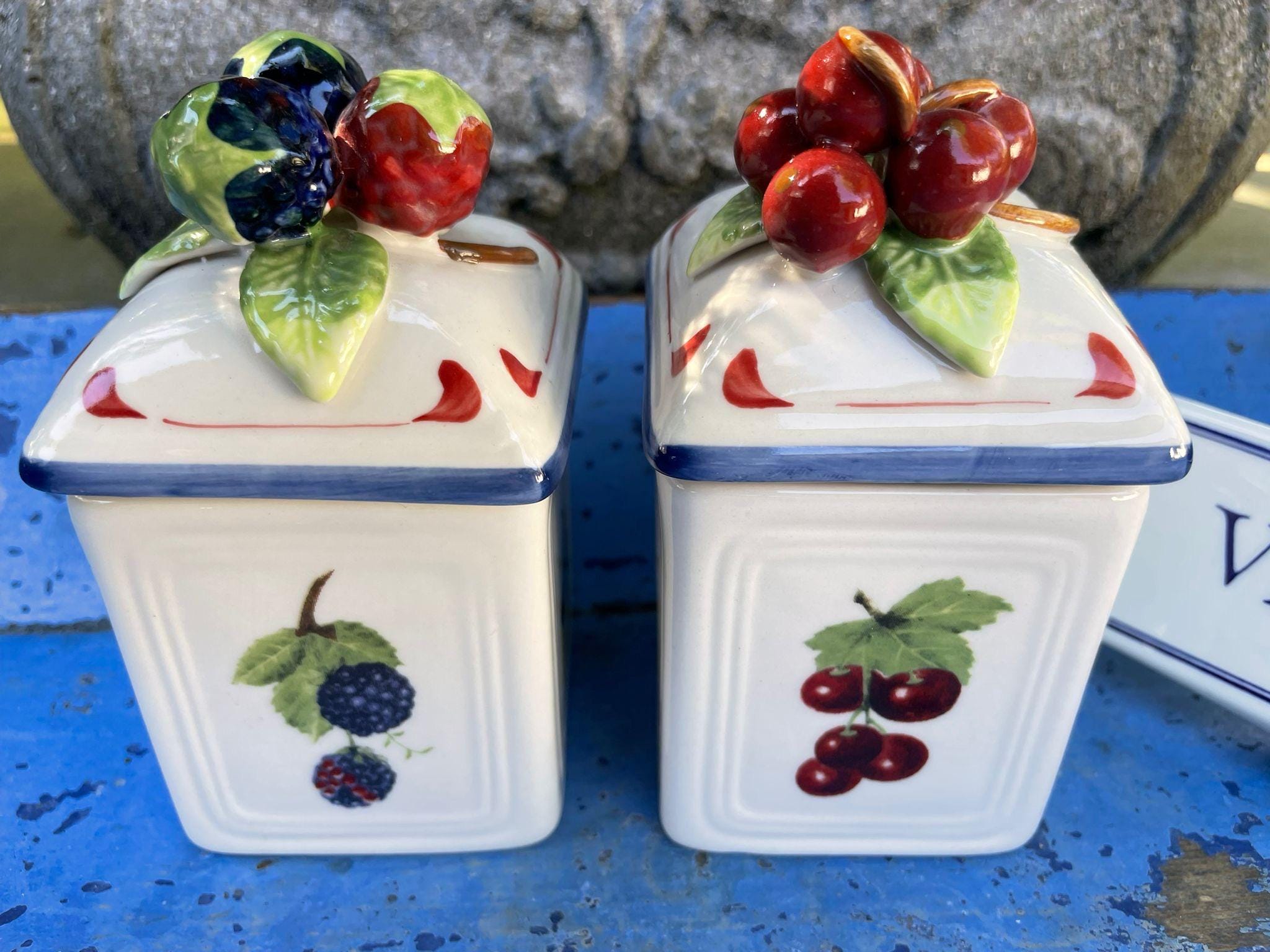 Villeroy & Boch Cottage Charm, Set Van 2 Jampotten Met Deksel