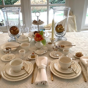 Wedgwood Edme tea service and breakfast service for two, birthday gift, gift for her