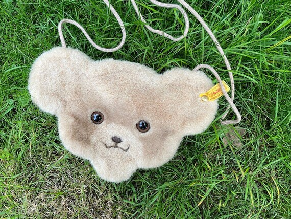 Steiff Teddy Bag nr. 600104 money purse or hand b… - image 6