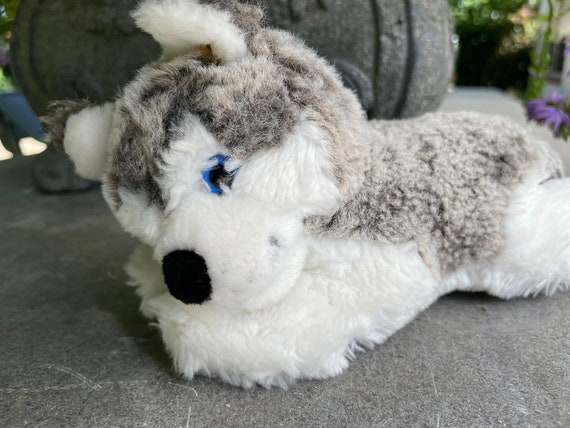 Steiff Bernie Husky Plush Toy - Grey/White Stuffed Animal, Handmade With Button In Ear - View #10