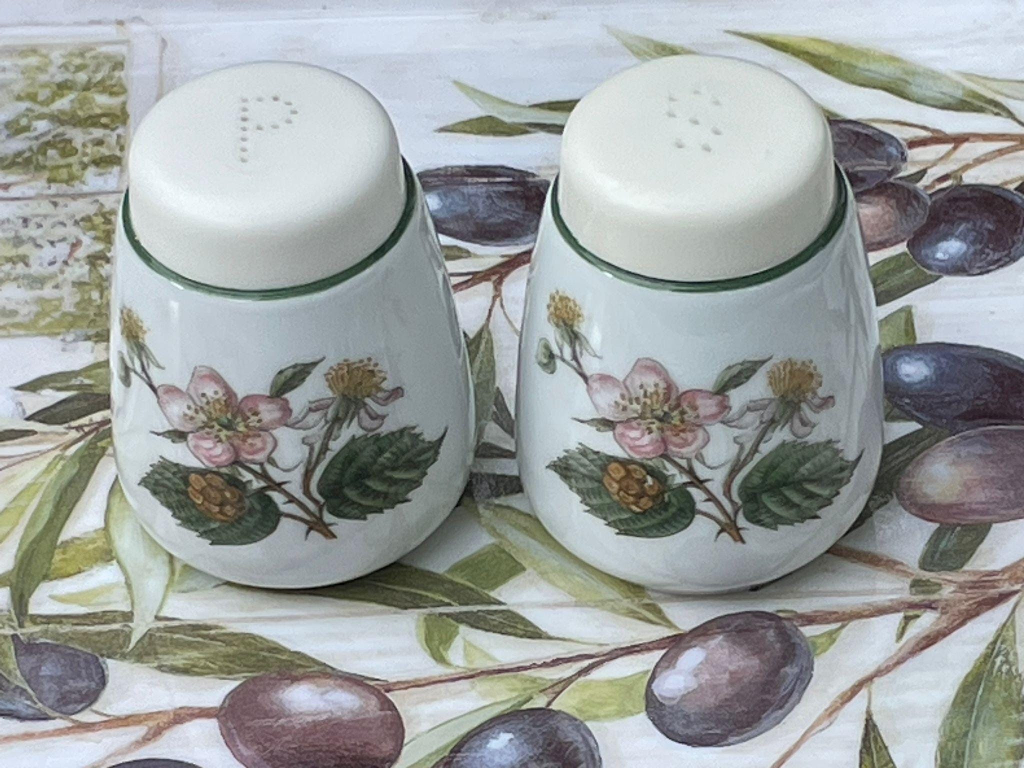 Seltmann Weiden Marie-luise Waldbeere Porcelain Salt & Pepper
