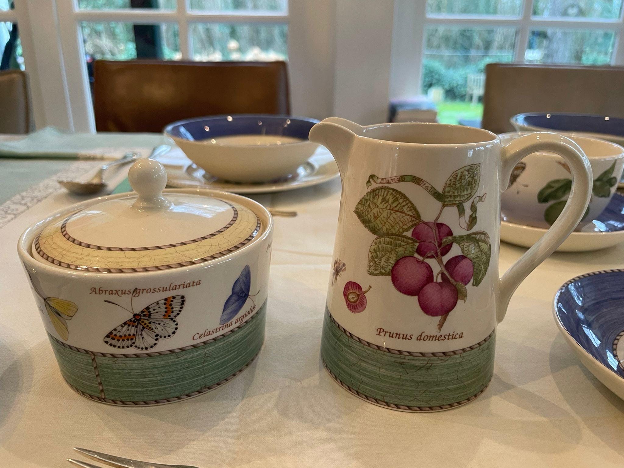 Wedgwood Sarah's Garden Queensware Lunch Set, 6 Place Settings