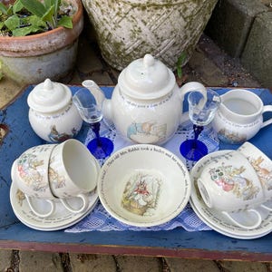 Peter rabbit tea set - Etsy 日本