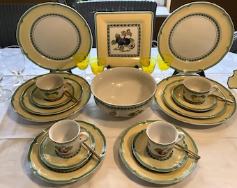 Villeroy & Boch French Garden Dinnerware Set, 18 Piece Vitro