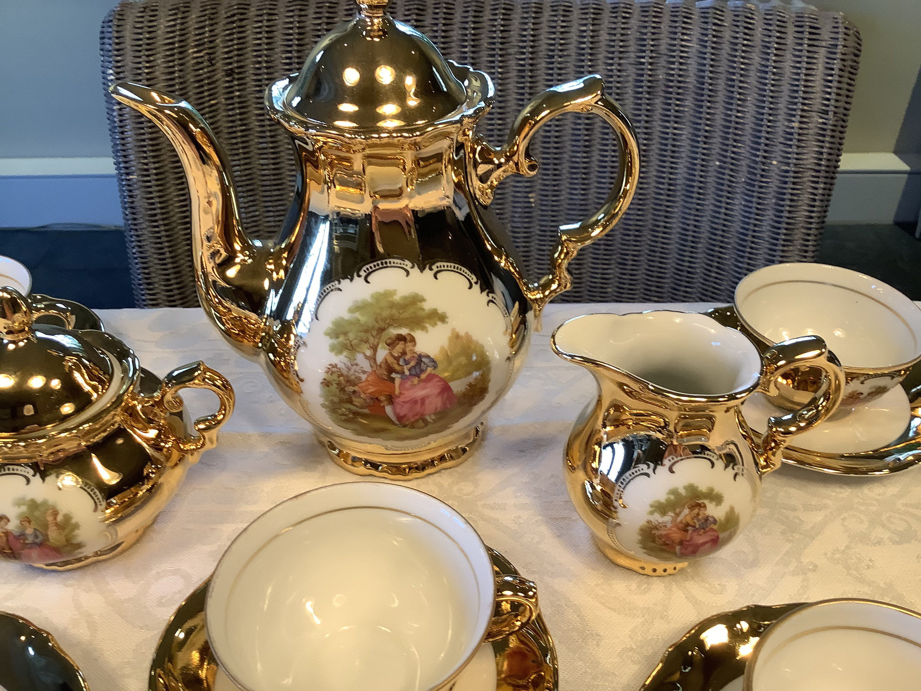 Bavaria Schaller mocha crockery Quality Porcelain Germany 24 Etsy