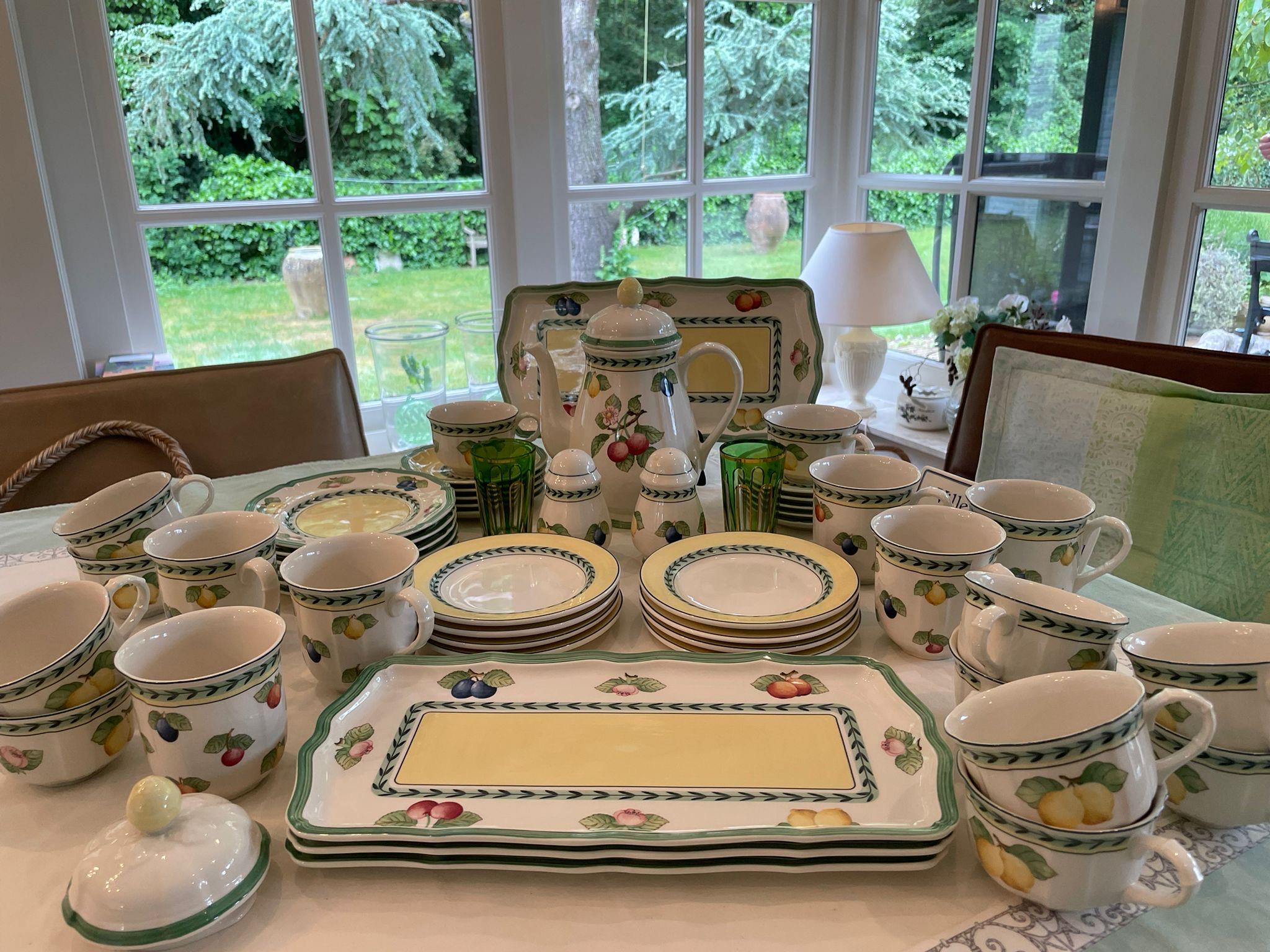 Villeroy & Boch French Garden 食器セット Villeroy & Boch French Garden 12-Piece Dinnerware Set